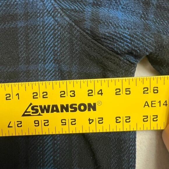 Orvis Shirt Jacket Mens XXL Plaid Heavyweight Flannel Adult Hand Pockets - Picture 5 of 10